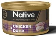 Консерва для котів NATIVE курка з качкою 75 г