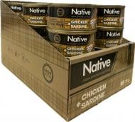 Консерва для котів NATIVE курка з сардиною 24 шт. / 75 г