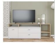 Тумба под ТВ Соло белый/дуб королевский Тумба под ТВ Соло белый/дуб королевский