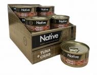Консерва Для котів NATIVE з тунцем та крабом 75 г х 24 шт.
