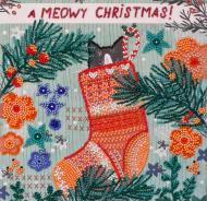 Набор-миди для вышивания бисером Мяу AMB-074 200x200 мм Абрис Арт