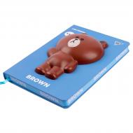 Блокнот А5 128 арк. лінія Line Friends. Brown YES Блокнот А5 128 арк. лінія Line Friends. Brown YES