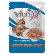 Корм влажный для взрослых котов VIBRISSE JELLY с тунцом в желе 70 г Корм влажный для взрослых котов VIBRISSE JELLY с тунцом в желе 70 г