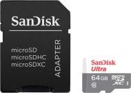 Карта памяти SanDisk microSDHC 64 ГБ Class 10UHS-I (SDSQUNR-064G-GN3MA)