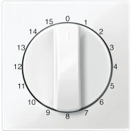 Перемикач для таймера одноклавішний Schneider Electric Merten (15 хв.) без підсвітки білий полярний MTN567419