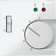 Регулятор температуры для теплого пола Schneider Electric Merten с подсветкой белый полярный MTN534919
