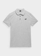 Поло 4F POLO SHIRT M038 4FSS23TPTSM038-27M р.2XL серый