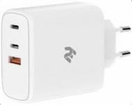 Мережевий зарядний пристрій 2E Dual USB-C Wall Charger GaN 65W