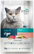 Корм сухий для дорослих енергійних котів усіх порід Internutri Tasty Vigor з тунцем і креветками 3 кг