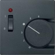Регулятор температуры Schneider Electric Merten с подсветкой антрацит MTN536114