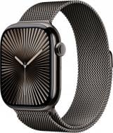 Смарт-годинник Apple Watch Series 10 GPS + Cellular 46mm Slate Titanium Case with Slate Milanese Loop - S/M (MC7R4QH/A)