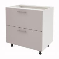 Тумба нижня Руна МНЯД 800x818x520 мм макіато/білий ROKO