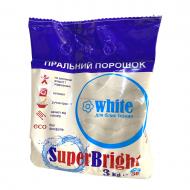 Пральний порошок для машинного та ручного прання SuperBright для білих речей 3 кг