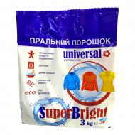 Пральний порошок для машинного та ручного прання SuperBright універсальний 3 кг