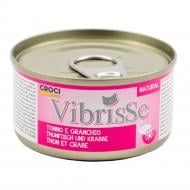 Корм влажный для взрослых котов VIBRISSE с тунцом и крабом 70 г Корм влажный для взрослых котов VIBRISSE с тунцом и крабом 70 г