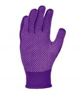 Перчатки Doloni Light фиолетовые с покрытием ПВХ L (9) 4425