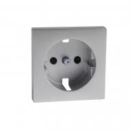 Накладка с заземлением Schneider Electric Merten алюминий MTN2330-0460