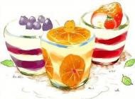 Набор для творчества со стразами на подрамнике Сладкий натюрморт 20x30 см 178101 Діамантові ручки