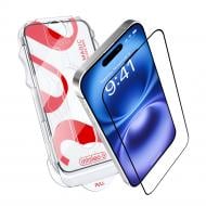 Защитное стекло Intaleo с Апликатором 3D 9H для Apple iPhone 16 PLUS/15 PLUS (4820266742928)