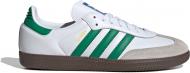 Кроссовки мужские демисезонные Adidas SAMBA OG IG1024 р.44 2/3 белые с зеленым