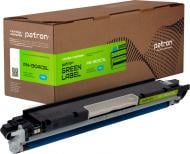 Тонер-картридж Patron HP 130A CF351A Green Label PN-130ACGL (CT-HP-CF351A-C-PN-GL) блакитний