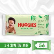 Дитячі вологі серветки Huggies Natural Care 56 шт.