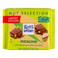 Шоколад Ritter Sport молочний з фісташками 100 г Шоколад Ritter Sport молочний з фісташками 100 г