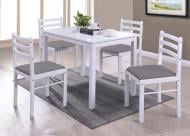 УЦЕНКА! Комплект Центр Меблів Fiesta new стол обеденный со стульями 4 шт. гевея белый (УЦ №2913)