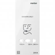 Накладка 1 без заземления Schneider Electric Merten IP20 полярно-белый MTN213619