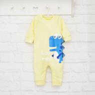 Ромпер-реглан унисекс Blanka Обнимашки р.74 желтый 12932