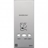 Накладка 1 без заземления Schneider Electric Merten IP20 алюминий MTN213560