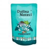 Корм влажный для взрослых котов Dolina Noteci Superfood с форелью и тунцом 85 г