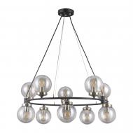 Люстра подвесная Victoria Lighting 10x40 Вт E14 черный Argentina/PL10