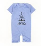 Песочник для мальчика Dexter`s little man cave р.74 голубой d145лт-гб