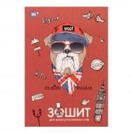 Зошит-словник 80 аркушів В5 Bulldog style YES