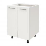 Тумба нижняя Руна МН (2) 600x818x520 мм лавина мат/белый ROKO