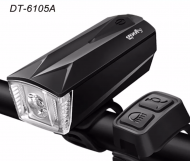 Фонарь велосипедный BC-FL1592 190лм LED питание Li-on 1200mAh с эл звонком USB