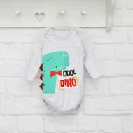 Боди унисекс Blanka Дино р.80 серый 12937