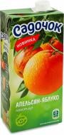 Нектар Садочок неосвещенный пастеризованный Апельсин-яблоко Садочок 950мл