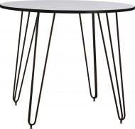 Стіл обідній Nowy Styl ALLER BLACK (18)-D900*750 (CH) білий