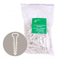 Кріплення LXL типу Ялинка плоске 10x5 мм 100 шт./уп. (114-02) білий