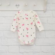 Боди для девочки Blanka Фламинго р.80 белый 12990