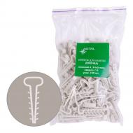 Крепеж LXL типа Елка плоское 14x5 мм 100 шт./уп. (114-04) белый