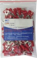 Наконечник вилочный изолированный LXL 0.5-1.5 мм2 4.3 мм 19А 20 шт./уп. (SVM 1.25-4) красный