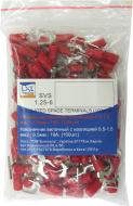 Наконечник вилочный изолированный LXL 0.5-1.5 мм2 6.5 мм 19А 20 шт./уп. (SVS 1.25-6) красный