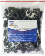 Наконечник вилочный изолированный LXL 2.5-4.0 мм2 5.3 мм 37А 20 шт./уп. (SV 3.5-5) черный