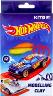 Пластилін восковий Hot Wheels HW21-086 12 кольорів 200 г KITE