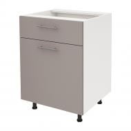 Тумба нижняя Руна МНЯД (1) 600x818x520 мм мокко матовый/белый ROKO