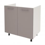 Тумба нижняя Руна МНМ 800x818x520 мм мокко матовый/белый ROKO