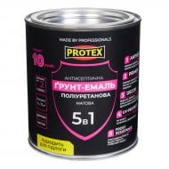 Грунт-эмаль Protex 5в1 полиуретановая для дерева RAL 9003 белый шелковистый мат 0,8 кг